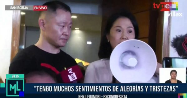 Keiko Fujimori tras liberación de su padre: "En nuestro corazón no cabe odio, solo gratitud"