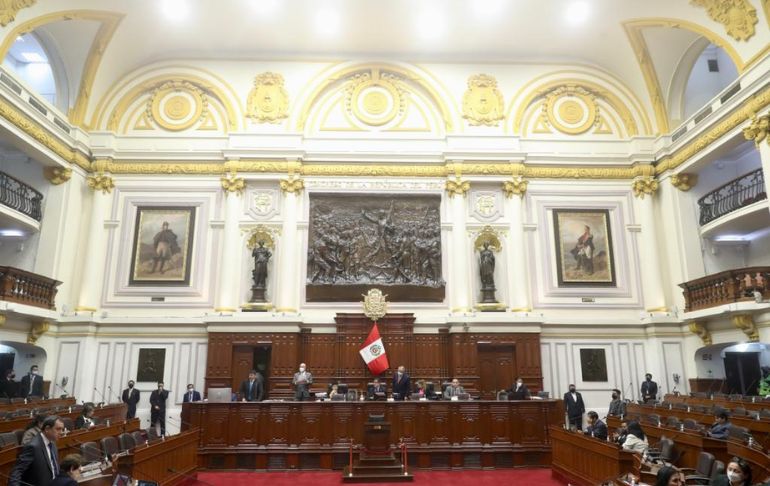 Congreso: Pleno sesionará el próximo miércoles 28 de diciembre