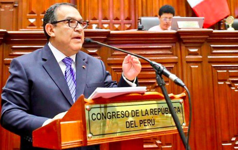 Congreso le otorga voto de confianza al Gabinete Alberto Otárola