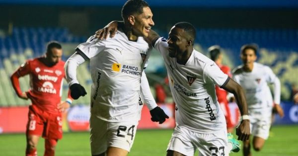 Portada: Copa Sudamericana: con gol de Paolo Guerrero, LDU de Quito venció 1-0 a Ñublense