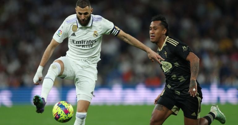 Real Madrid venció 2-0 al Celta de Vigo de Renato Tapia por la Liga Santander