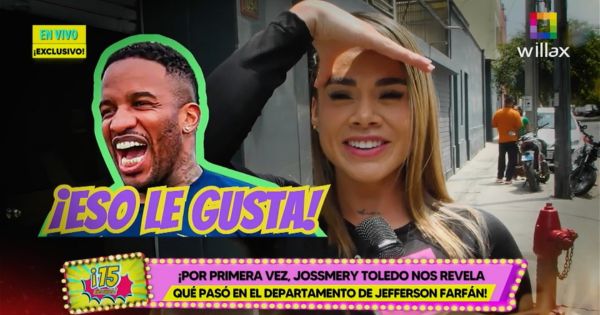 Portada: Jossmery Toledo tras ser consultada si 'saldría' con Jefferson Farfán: "No puedo decir nunca"