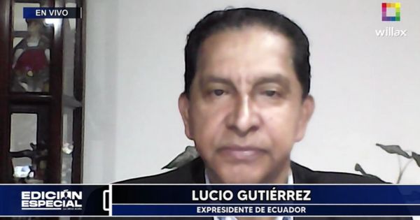 Lucio Gutiérrez, expresidente de Ecuador: "Daniel Noboa tiene las mejores posibilidades de ganar la presidencia"