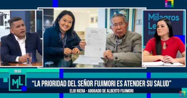 Portada: Abogado de Alberto Fujimori descarta eventual candidatura del expresidente: "Ha priorizado atender su salud"