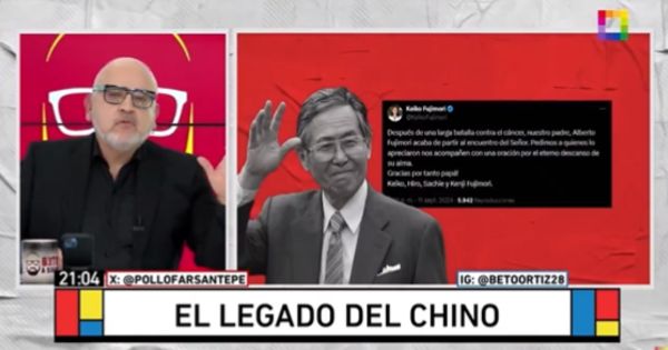 Portada: Beto Ortiz criticó a abogado de Alberto Fujimori por anunciar la muerte del expresidente: "Quiso tener la primicia"