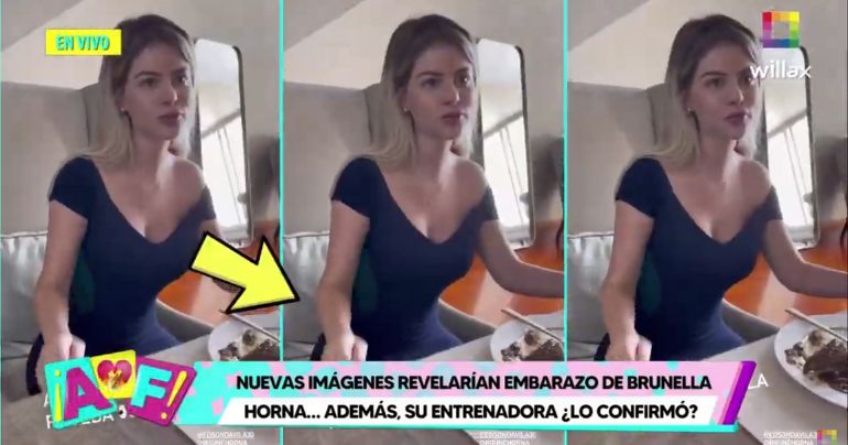 Brunella Horna y las imágenes que confirmarían su embarazo