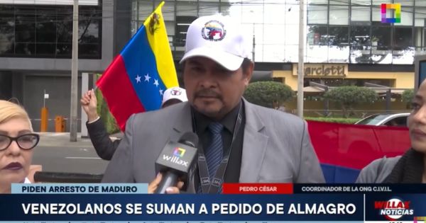 Piden arresto de Nicolás Maduro: venezolanos en Perú se suman al pedido de Luis Almagro