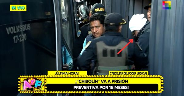 Andrés Hurtado: 'Chibolín' abordó bus del INPE y es trasladado al penal Ancón 2