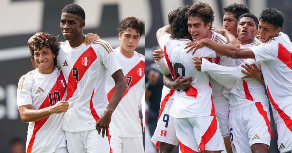 Portada: Selección peruana sub-20 venció 3-2 a Costa Rica en un partido amistoso que se jugó en la Videna