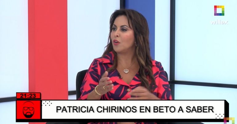 Patricia Chirinos: "Digna Calle no es política y no le interesa el Congreso"