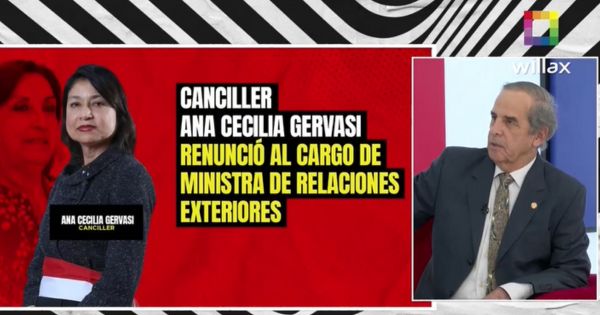 Portada: Roberto Chiabra: "Deben aprovechar la renuncia de la canciller para hacer un cambio de gabinete"