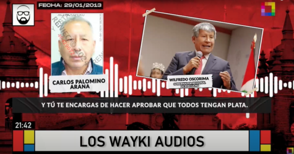 Portada: Los audios bomba de Oscorima que revelan su modus operandi: las razones por las que entró a la política | INFORME DE 'BETO A SABER'