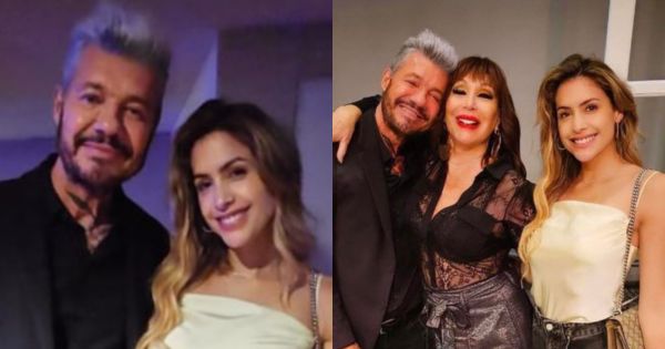 Marcelo Tinelli y Milett Figueroa asistieron juntos al teatro para ver a Moria Casán