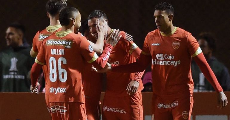 ¡Triunfo peruano! Sport Huancayo venció 2-1 a Nacional Paraguay por Copa Libertadores