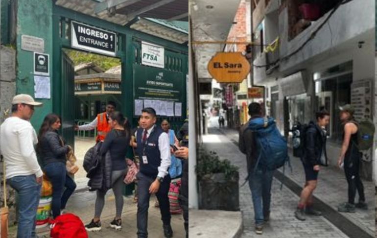 Cusco: turistas abandonan Machu Picchu tras cierre de la ciudad inca