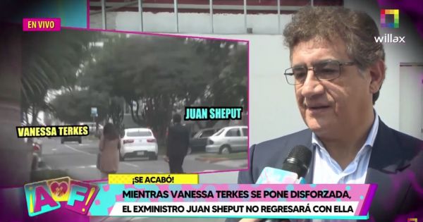 Juan Sheput sobre Vanessa Terkes tras terminar romance: "Es una mujer maravillosa"