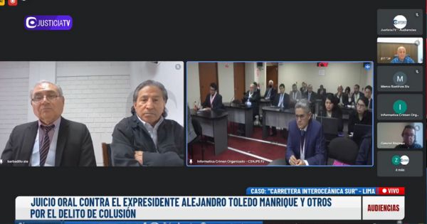 Caso Ecoteva: el próximo 2 de noviembre continuará juicio oral contra Alejandro Toledo