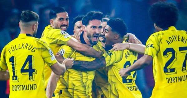 Portada: Borussia Dortmund se ilusiona con ganar la Champions League: venció 1-0 a PSG y clasificó a la gran final