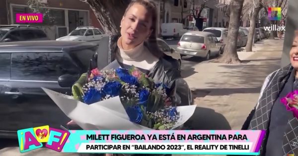 Milett Figueroa ya está en Argentina para participar en 'Bailando 2023'