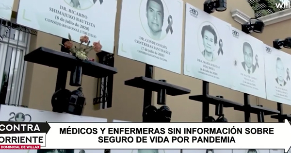 Médicos reclaman por falta de cumplimiento de seguro de vida para fallecidos por covid-19 aprobado por Martín Vizcarra