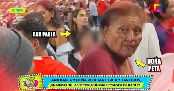 Doña Peta y Ana Paula apoyaron a Guerrero en partido contra República Dominicana, pero por separado