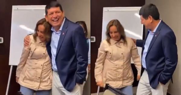 ¿Agustín Lozano coquetea con Dina Boluarte?: "Ha venido muy juvenil"