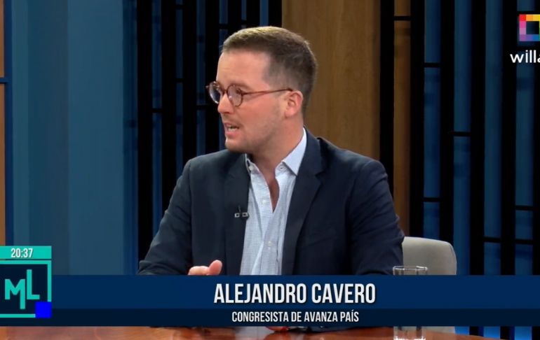 Alejandro Cavero: "La izquierda incendia, azuza, quema y destruye el país"