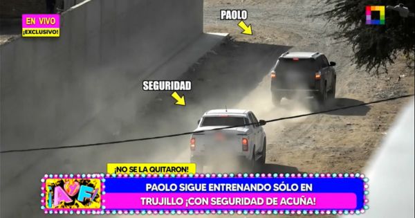 Paolo Guerrero continúa entrenando solo en Trujillo: futbolista llegó con seguridad de Acuña