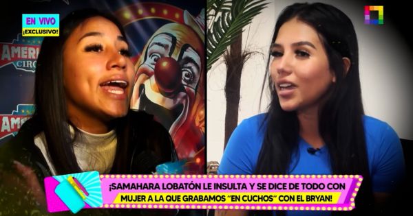 Portada: Samahara insulta a mujer que fue captada con Bryan Torres: "Te gusta estar de per** detrás de lo que dejo"