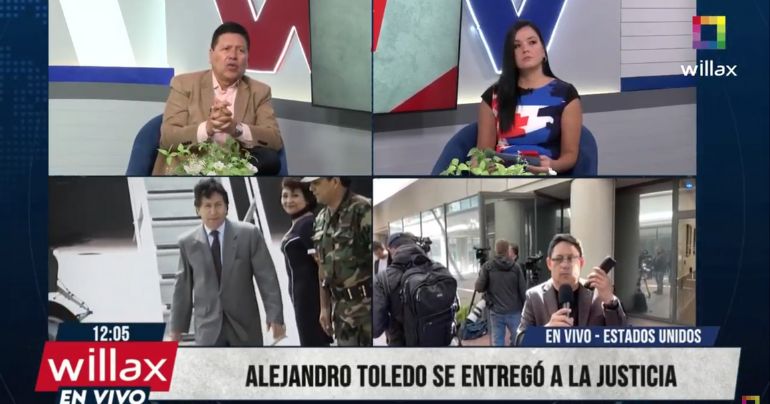 Portada: Alejandro Toledo se entregó a la justicia de Estados Unidos