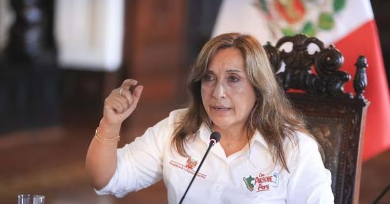 Presidencia: "No ha existido ningún tipo de negociación, pedidos o favores por parte de Dina Boluarte"