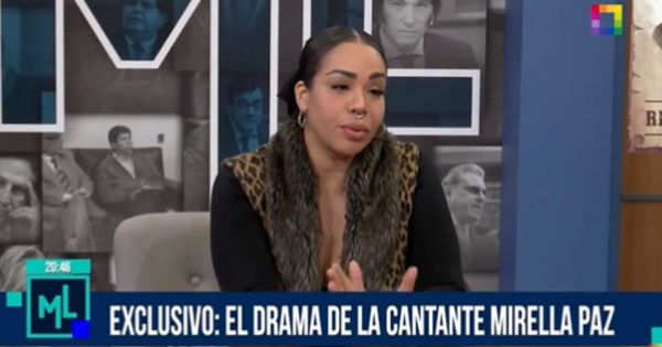 Cantante Mirella Paz sobre detención de su padre: "Estuvo en el momento menos indicado"