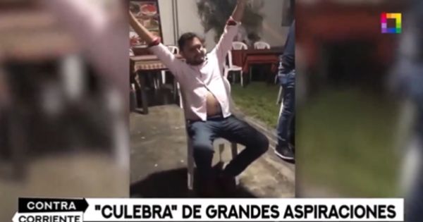 Capitán PNP Junior Izquierdo: ContraCorriente revela video inédito de 'Culebra' en estado de ebriedad