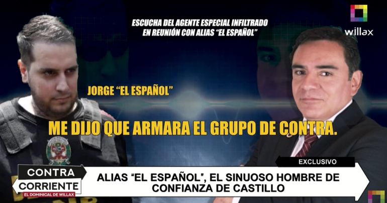 ¡EXCLUSIVO! Evidencias demuestran que Pedro Castillo ordenaba a alias “El Español” para espiar a fiscales