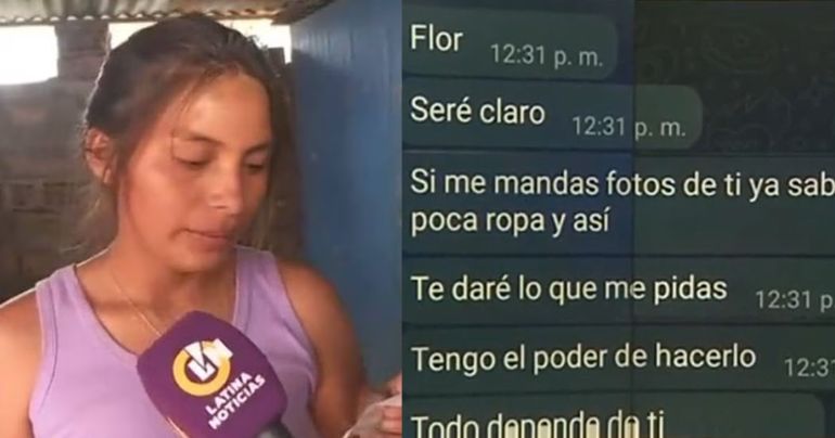 Estudiante que perdió todo por huaico es acosada: Le piden fotos a cambio de dinero