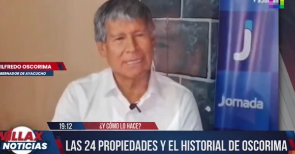 ¿Y cómo lo hace? ¿Cuál es el negocio? Wilfredo Oscorima tiene 24 propiedades en Lima y Ayacucho