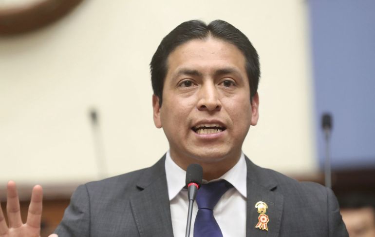 Congreso: oficializan inhabilitación de Freddy Díaz, acusado de abuso sexual