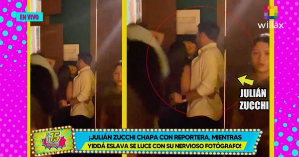 Julián Zucchi es captado besándose con reportera en discoteca