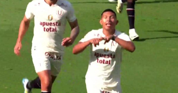 Universitario se impone 1-0 ante Los Chankas con golazo de tiro libre de Edison Flores
