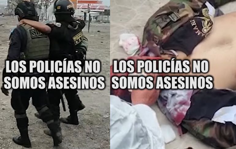 Portada: PNP se defiende tras ataque de vándalos: "Los Policías no somos asesinos"