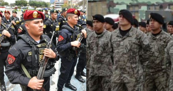 Portada: Mininter respalda aumento de sueldos para policías y militares: "Acortaremos la brecha de disparidad salarial"