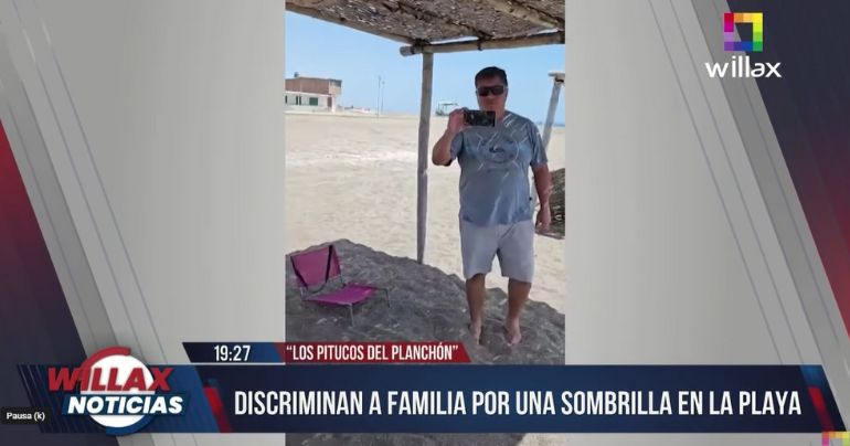 Tacna: discriminan a familia por una sombrilla en la playa El Planchón