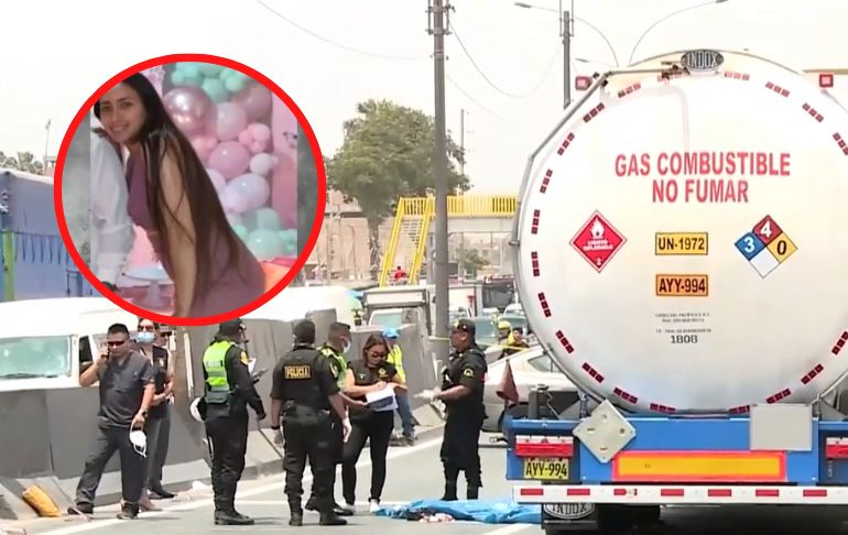 Puente Piedra: embarazada fue arrollada por camión en la Panamericana Norte tras caer de moto