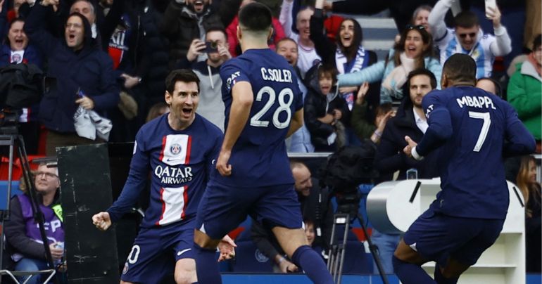 Portada: ¡Partidazo en el Parque de los Príncipes! PSG venció 4-3 a Lille con golazo de Lionel Messi en el minuto final