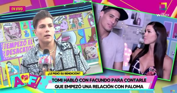 Tomi Narbondo habló con Facundo González para contarle que empezó una relación con Paloma Fiuza