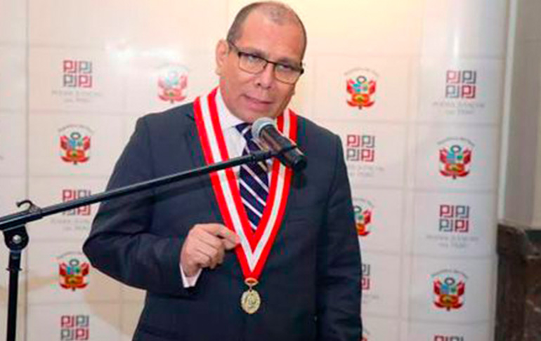 Presidente del PJ: "En el Perú no existe una política de violación de derechos humanos"