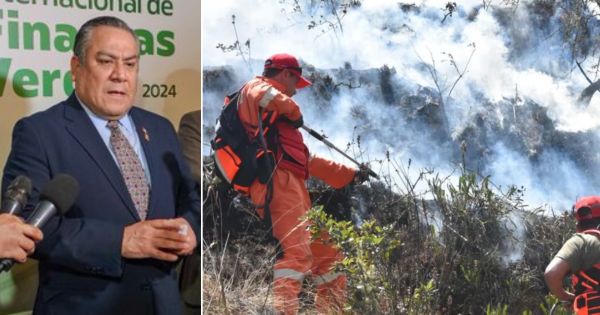 Adrianzén responsabiliza a comunidades por incendios forestales: "No tenemos razones para declaratoria de emergencia"