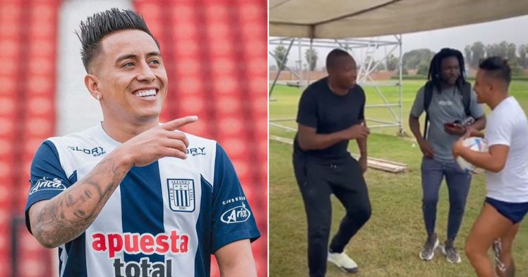 ¡Al estilo de Christian Cueva! El futbolista de Alianza Lima mostró sus dotes para el baile