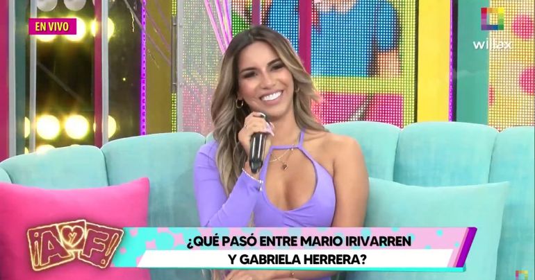 ¿Gabriela Herrera estaría con Mario Irivarren?: "Es lindo, me cae bien"