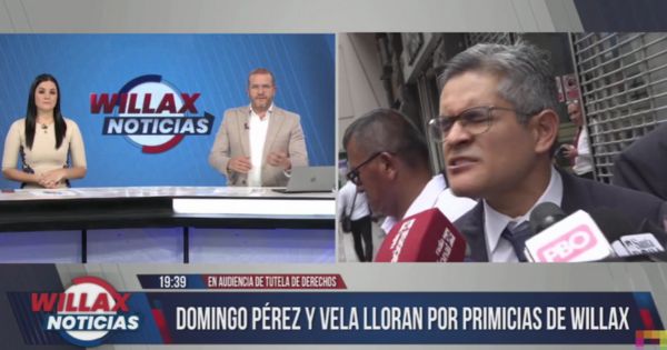 Portada: Augusto Thorndike responde a Rafael Vela y José Domingo Pérez: "No tienen ninguna credibilidad estos dos fiscales"